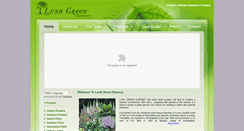 Desktop Screenshot of lushgreennursery.com